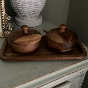 Berghoff Wood tray with bowls